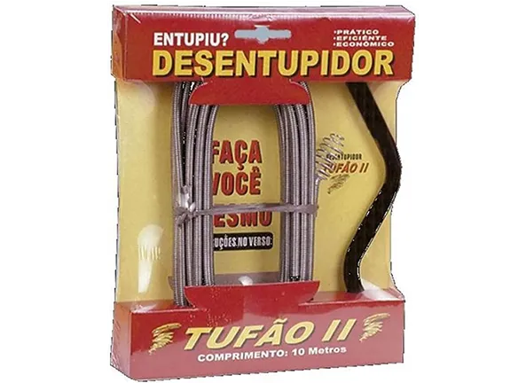 Desentupidor de Canos Tufão Profissional com Mola Rotativa 10m Pias, Vaso Sanitário e Calhas em Cerqueira Cesar